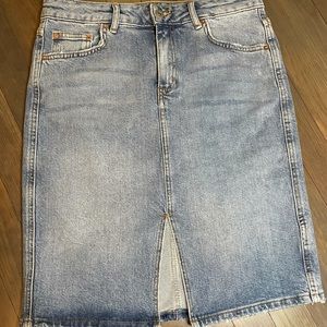 Anthropologie Denim Skirt